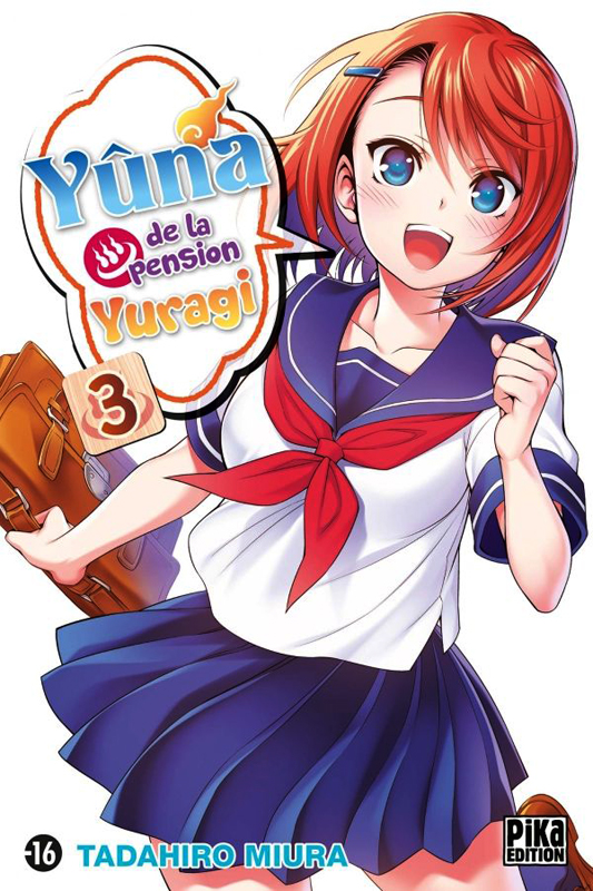  Yûna de la pension Yuragi T3, manga chez Pika de Miura