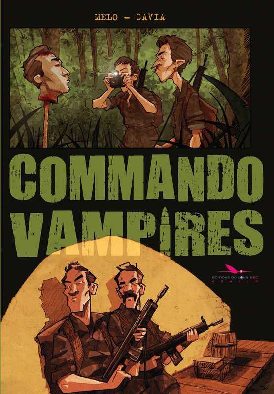 Commando vampires, bd chez Les éditions du Long Bec de Melo, Cavia, Pacucci