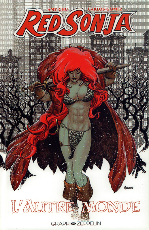 Red Sonja  : L'Autre Monde (0), comics chez Graph Zeppelin de Chu, Gomez, Fiorito, Mohan, Mckone