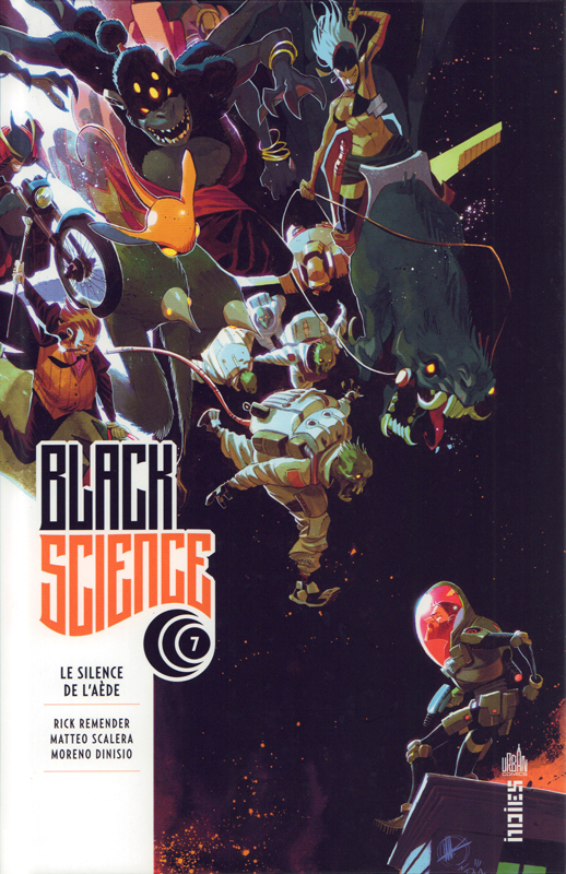  Black Science T7 : Le silence de l'Aède (0), comics chez Urban Comics de Remender, Scalera, Dinisio