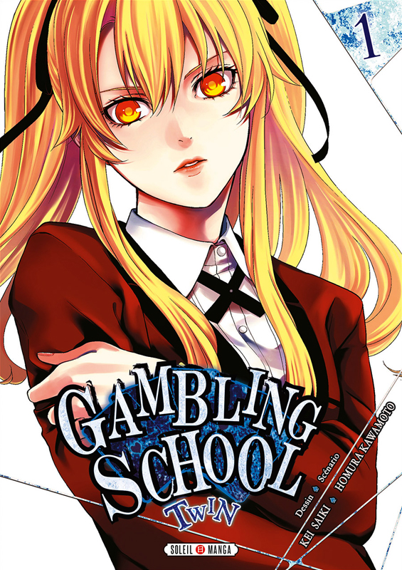  Gambling school twin T1, manga chez Soleil de Kawamoto, Saiki