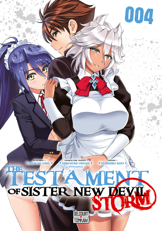  The testament of sister new devil - Storm T4, manga chez Delcourt Tonkam de Tetsuto, Nitroplus