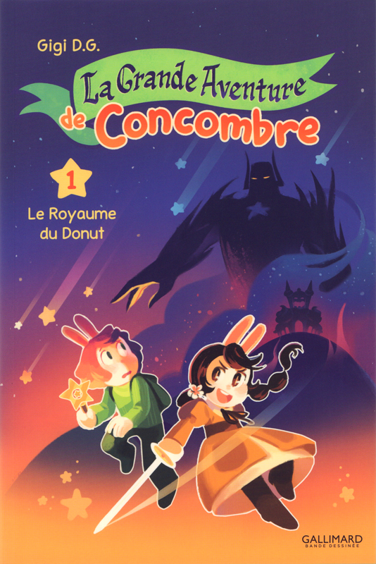  La Grande Aventure de Concombre T1 : Le royaume du Donut (0), bd chez Gallimard de D.G.