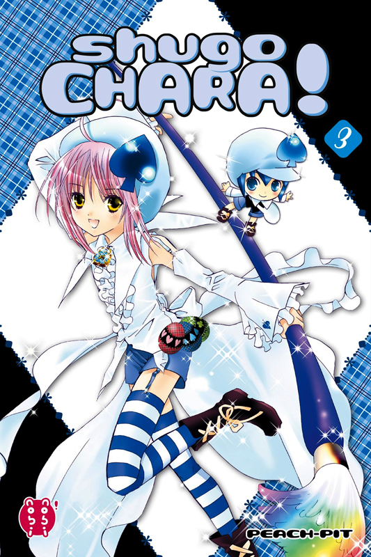  Shugo chara – Edition double, T3, manga chez Nobi Nobi! de Peach-Pit