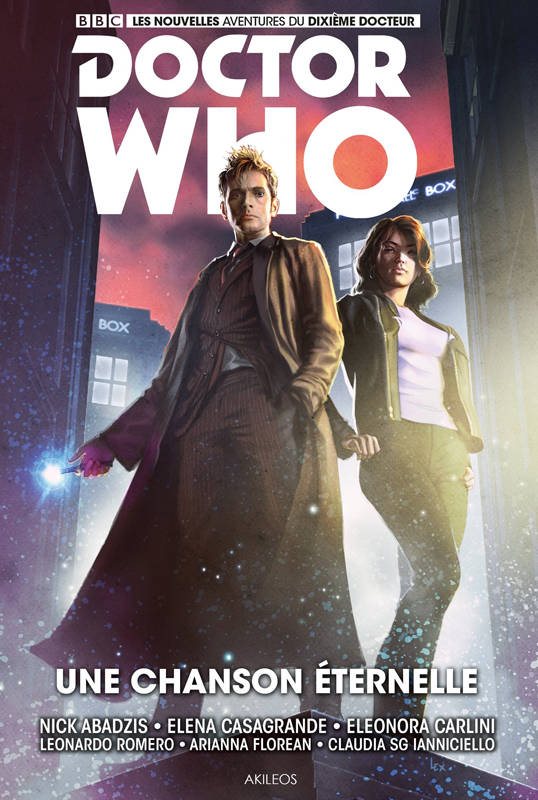  Doctor Who - Le Dixième Docteur T4 : Une chanson éternelle (0), comics chez Akileos de Abadzis, Carlini, Casagrande, Romero, Ianniciello, Florean
