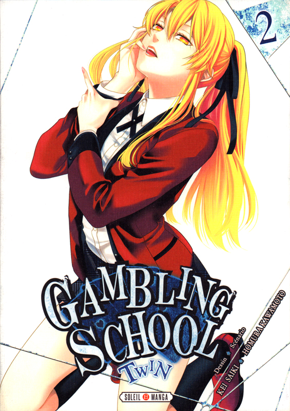  Gambling school twin T2, manga chez Soleil de Kawamoto, Saiki