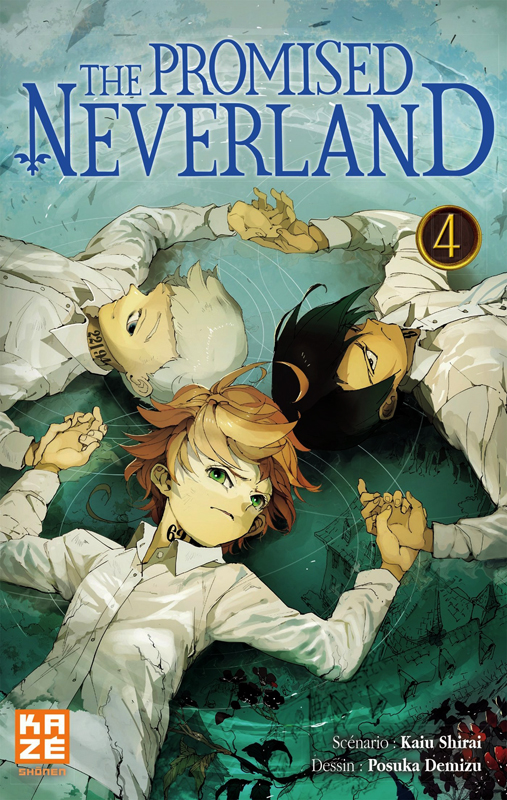  The promised neverland T4, manga chez Kazé manga de Shirai, Demizu