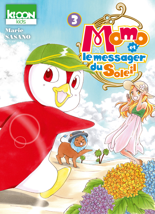  Momo et le messager du soleil T3, manga chez Ki-oon de Sasano