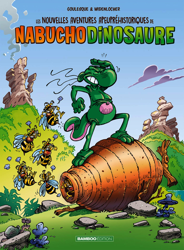 Les Nouvelles aventures apeupréhistoriques de Nabuchodinosaure T2, bd chez Bamboo de Goulesque, Widenlocher