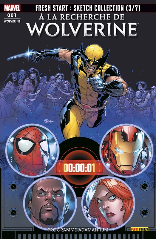  A la recherche de Wolverine T1 : Programme adamantium (0), comics chez Panini Comics de Soule, Marquez, Siquiera, Wong, Rosenberg, Redmond, McNiven