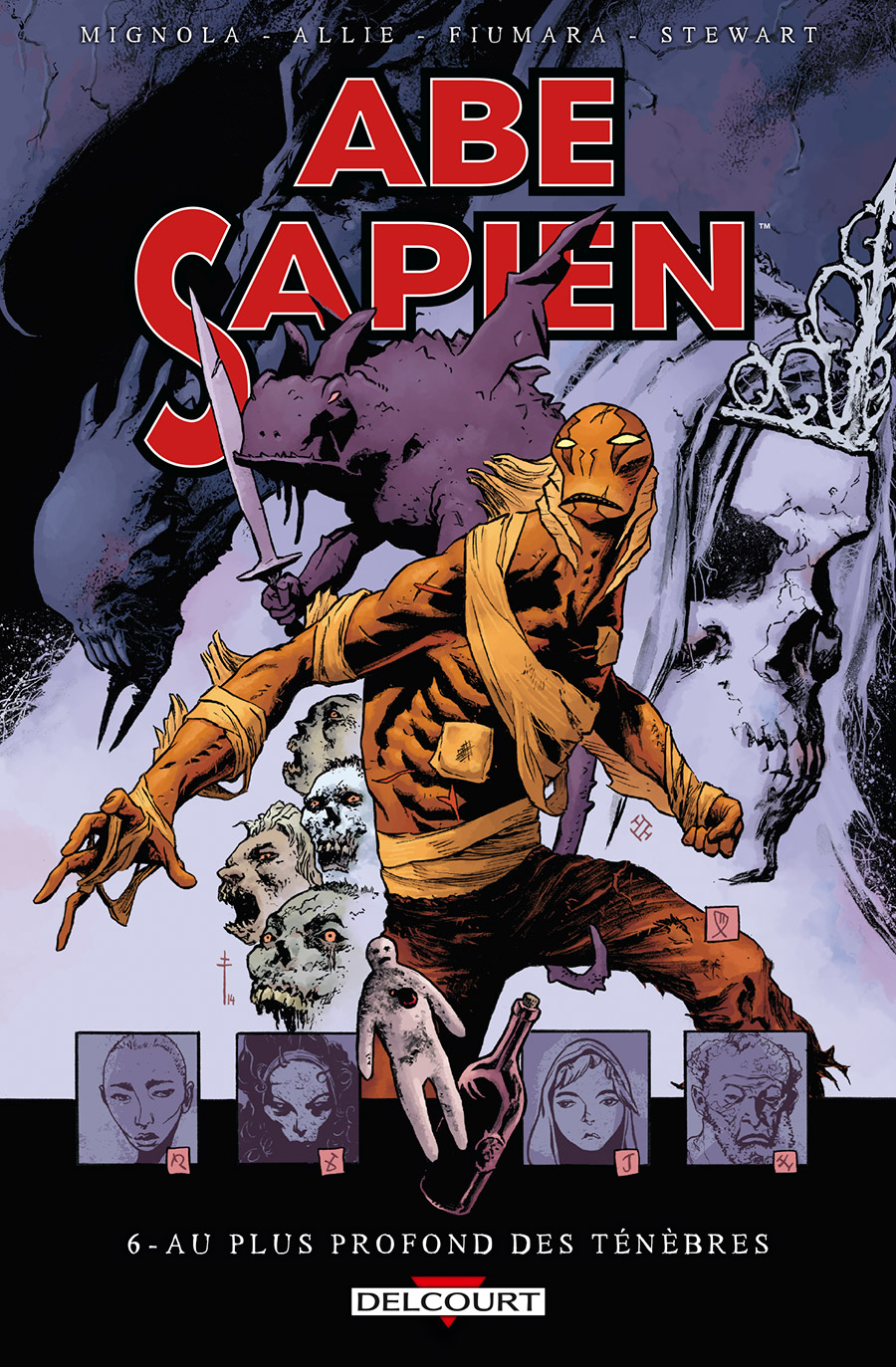  Abe Sapien T6 : Au plus fort des ténèbres (0), comics chez Delcourt de Allie, Mignola, Fiumara, Stewart