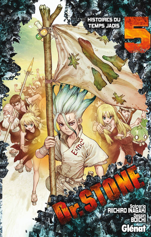  Dr Stone T5, manga chez Glénat de Inagaki, Boichi