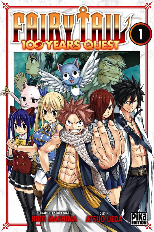  Fairy tail 100 years quest T1, manga chez Pika de Mashima, Ueda