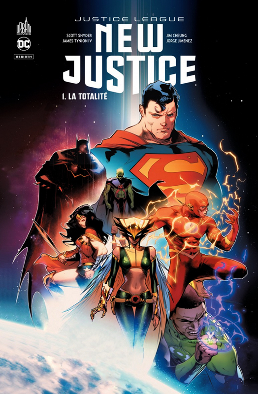  New Justice T1 : La totalité (0), comics chez Urban Comics de Snyder, Tynion IV, Cheung, Jimenez, Mahnke, Janin, Cox, Sanchez, Quintana, Morey