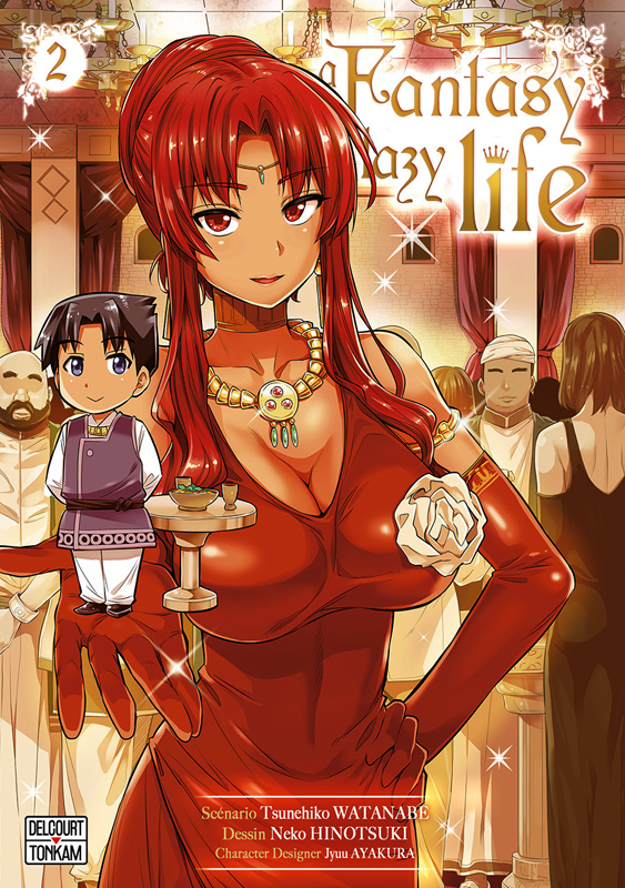  A fantasy lazy life  T2, manga chez Delcourt Tonkam de Watanabe, Ayakura, Hinotsuki
