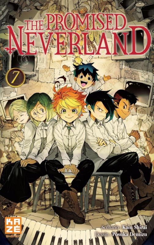  The promised neverland T7, manga chez Kazé manga de Shirai, Demizu