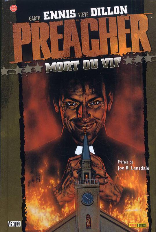  Preacher – Edition Panini, T1 : Mort ou vif (0), comics chez Panini Comics de Ennis, Dillon, Hollingsworth, Fabry