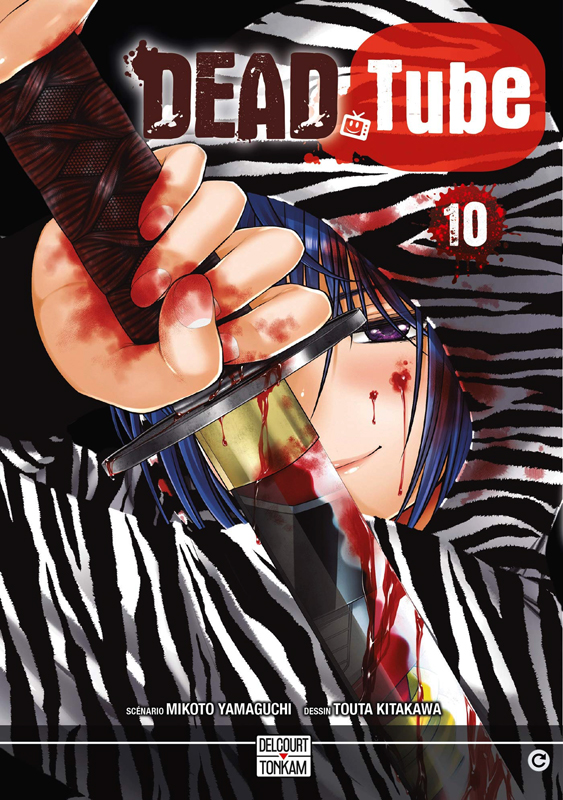  Dead tube T10, manga chez Delcourt Tonkam de Yamaguchi, Kitakawa