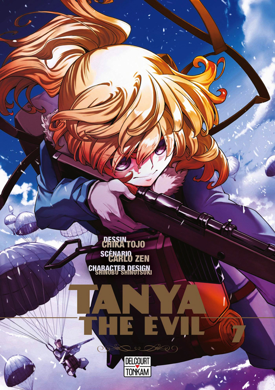  Tanya the evil T7, manga chez Delcourt Tonkam de Carlo, Tôjô
