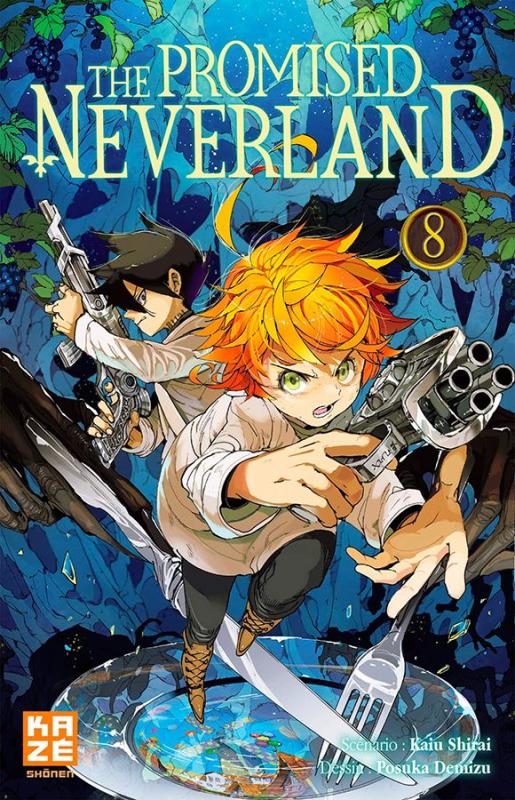  The promised neverland T8, manga chez Kazé manga de Shirai, Demizu