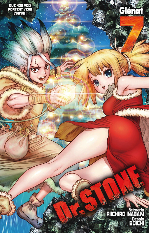  Dr Stone T7, manga chez Glénat de Inagaki, Boichi