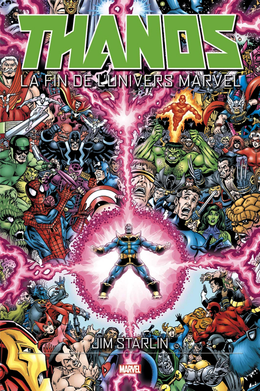 Thanos : La fin de l'univers Marvel (0), comics chez Panini Comics de Starlin, Scheele, Heroic Age