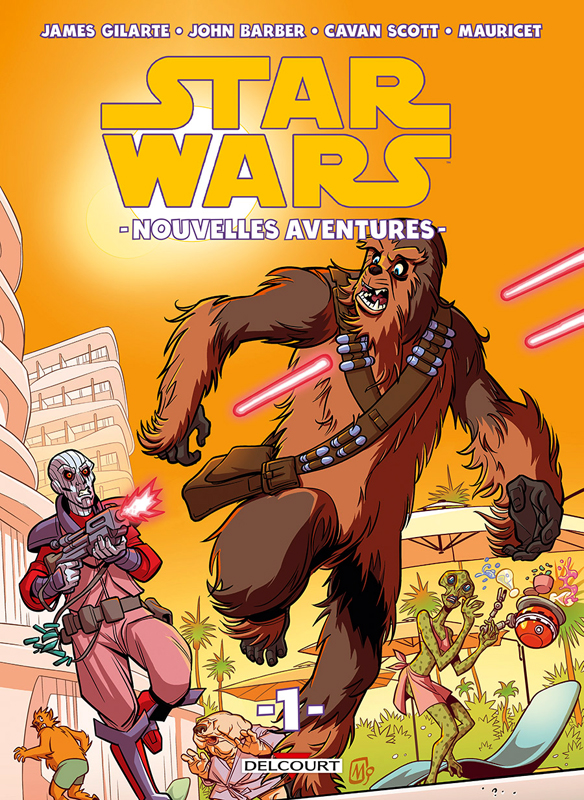  Star Wars Nouvelles Aventures T1, comics chez Delcourt de Barber, Scott, Mauricet, Kirchoff, Fenoglio
