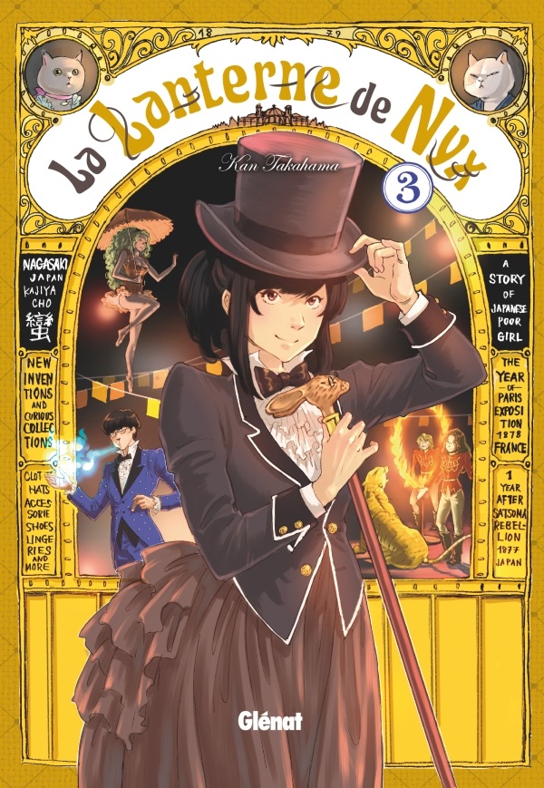 La lanterne de Nyx  T3, manga chez Glénat de Takahama