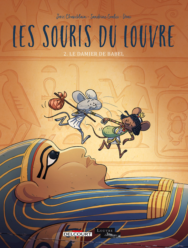 Les Souris du Louvre T2 : Le Damier de Babel (0), bd chez Delcourt de Chamblain, Goalec, Drac