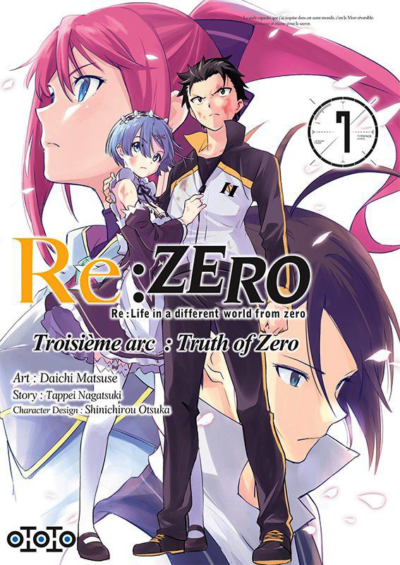  Re:Zero – 3e arc : Truth of zero, T7, manga chez Ototo de Nagatsuki, Matsuse
