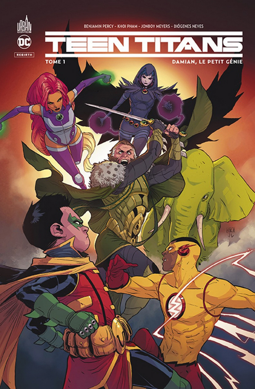  Teen Titans rebirth T1 : Damian, le petit génie  (0), comics chez Urban Comics de Percy, Pham, Meyers, Neves, Kalisz, Charalampidis