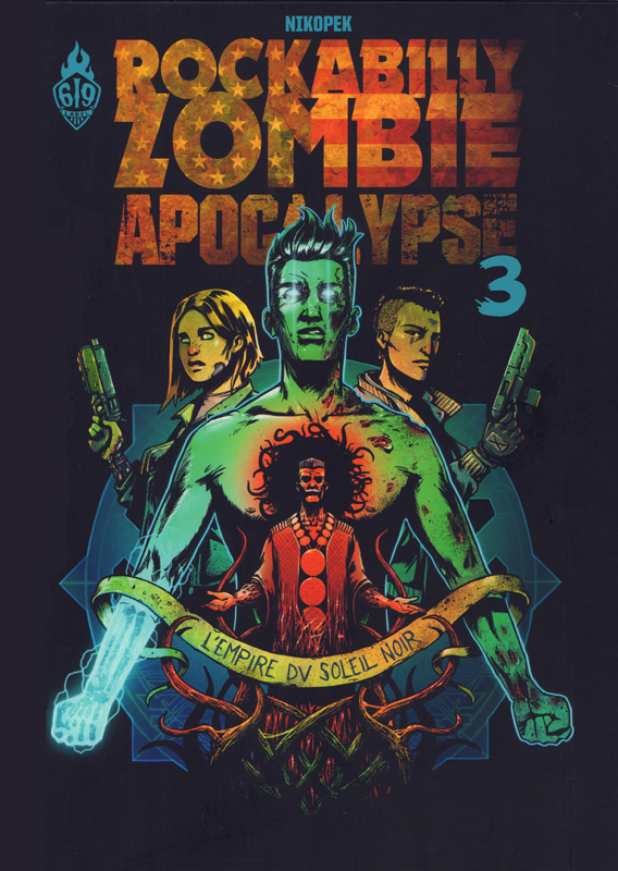  Rockabilly Zombie Apocalypse T3 : L'empire du soleil noir (0), bd chez Ankama de Nikopek
