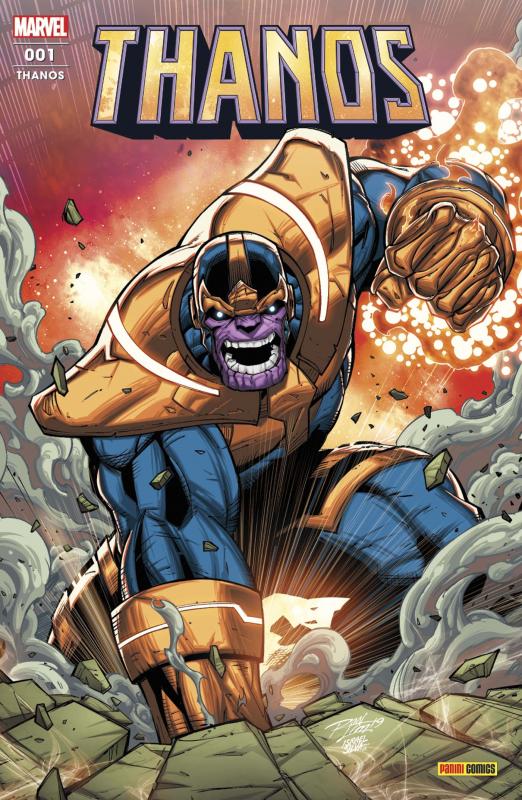  Thanos T1 : Sanctuaire zéro (0), comics chez Panini Comics de Howard, Cates, Landy, Olivetti, Shaw, Tan, Gracia, Fabela, Ramos, Dekal