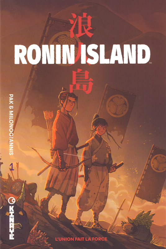  Ronin Island T1, comics chez Kinaye de Pak, Milonogiannis, Kniivila