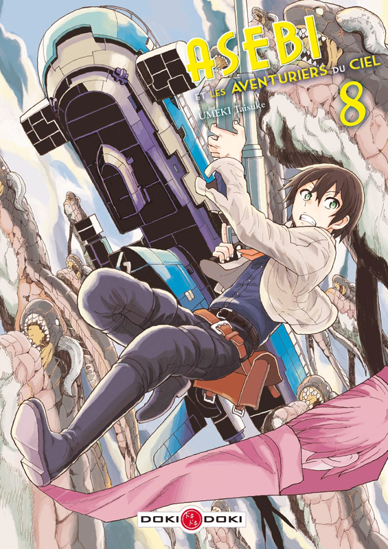  Asebi et les aventuriers du ciel  T8, manga chez Bamboo de Umeki