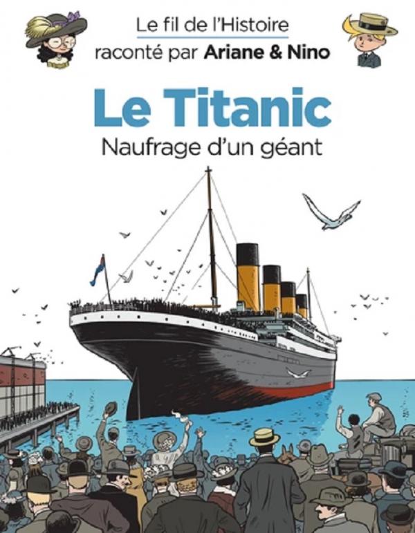Le Fil de l'Histoire T15 : Le Titanic (0), bd chez Dupuis de Erre, Savoia