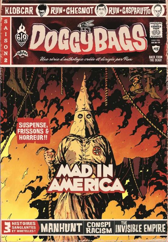  Doggybags T15, comics chez Ankama de Mandias, Klobcar, Run, Montaraza, Chesnot, Gasparutto