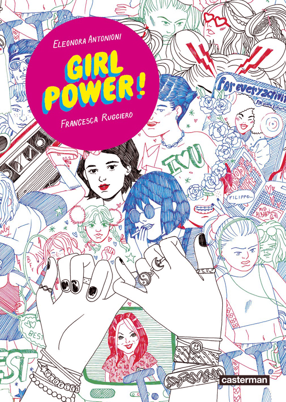 Girl power, bd chez Casterman de Ruggiero, Antonioni