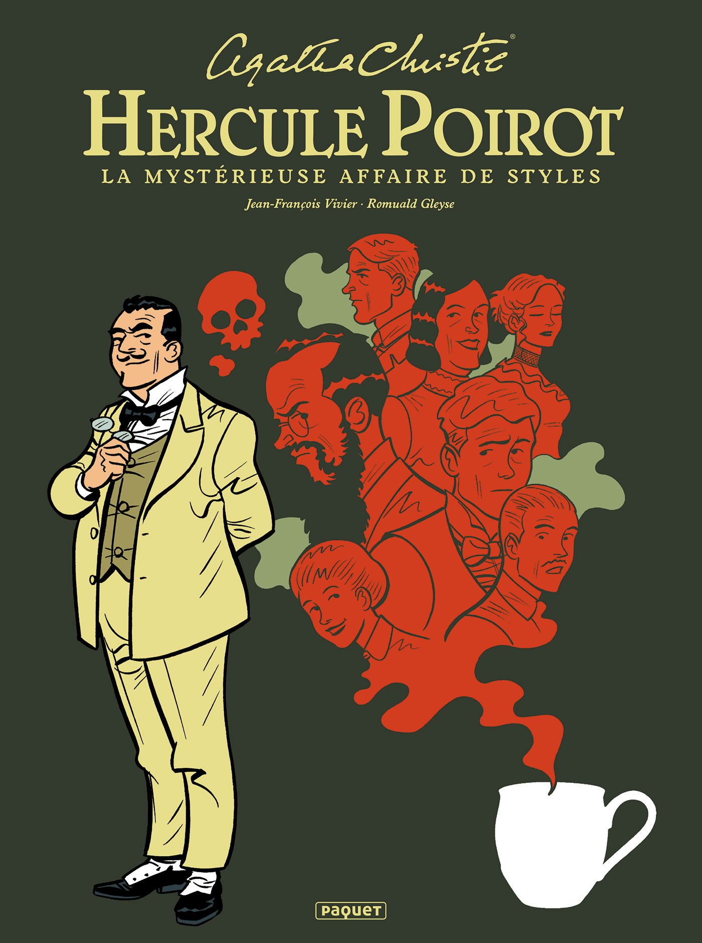  Hercule Poirot T5 : La mystérieuse affaire de Styles (0), bd chez Paquet de Vivier, Gleyse, Larme