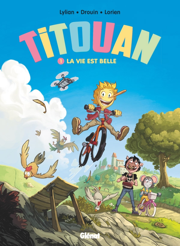 Titouan T1 : La vie est belle (0), bd chez Glénat de Lylian, Drouin, Lorien