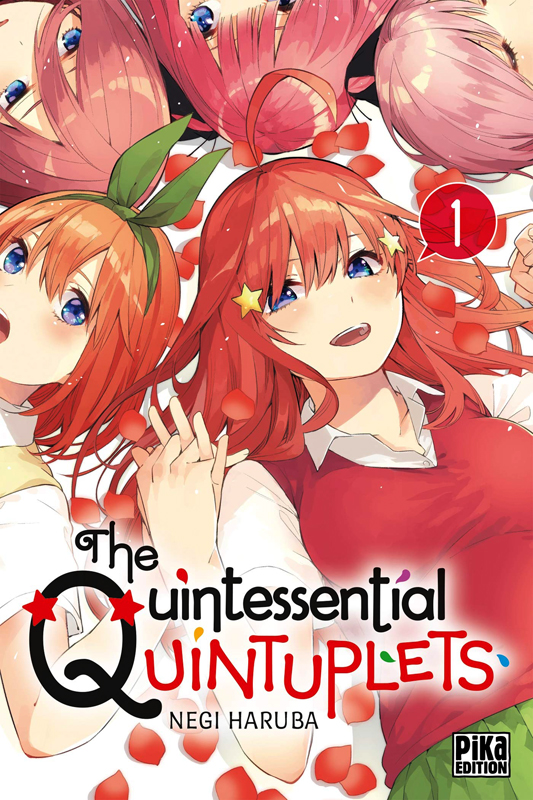  The quintessential quintuplets T1, manga chez Pika de Haruba