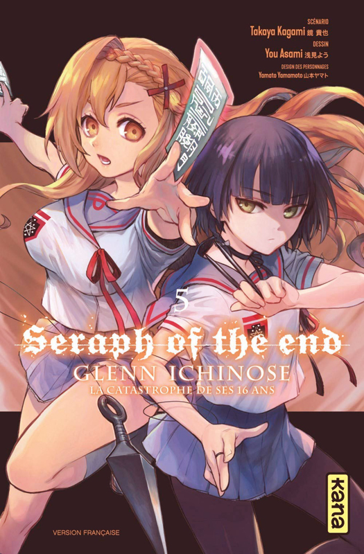  Seraph of the end - Glenn Ichinose T5, manga chez Kana de Kagami, Yamamoto