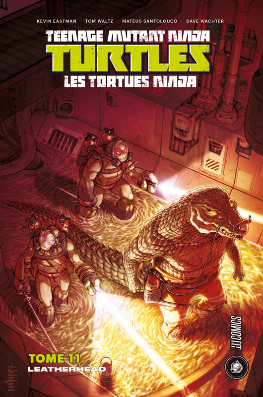 Les Tortues Ninja - TMNT - Teenage Mutant Ninja Turtles T11 : Leatherhead (0), comics chez Hi Comics de Waltz, Eastman, Curnow, Watcher, Santolouco, Pattison