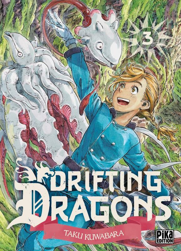  Drifting dragons T3, manga chez Pika de Kuwabara