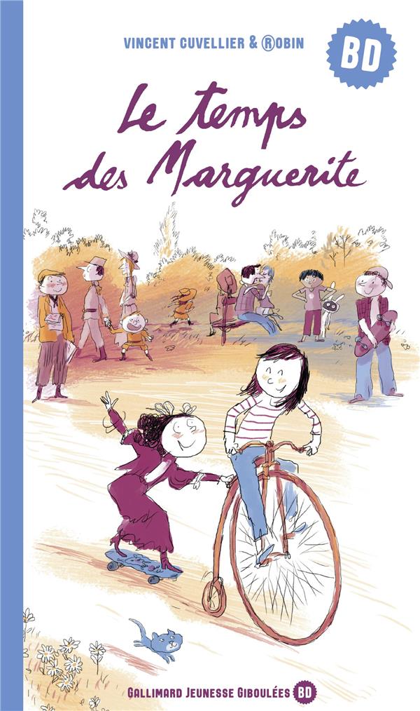 Le Temps des marguerites, bd chez Gallimard de Cuvellier, Robin