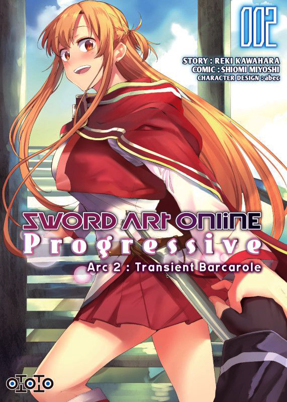  Sword art online - progressive Arc 2 : Transient Barcarole T2, manga chez Ototo de Kawahara, Miyoshi, Abec