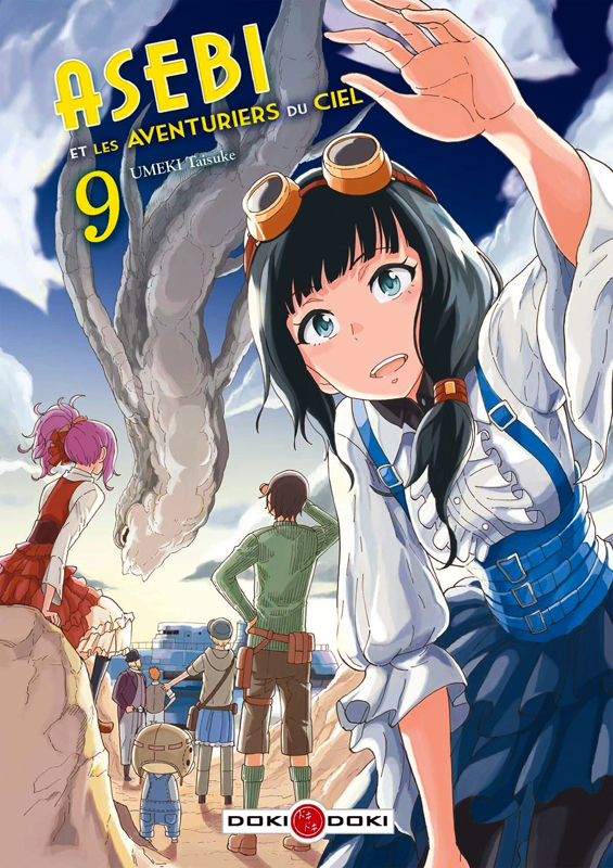  Asebi et les aventuriers du ciel  T9, manga chez Bamboo de Umeki