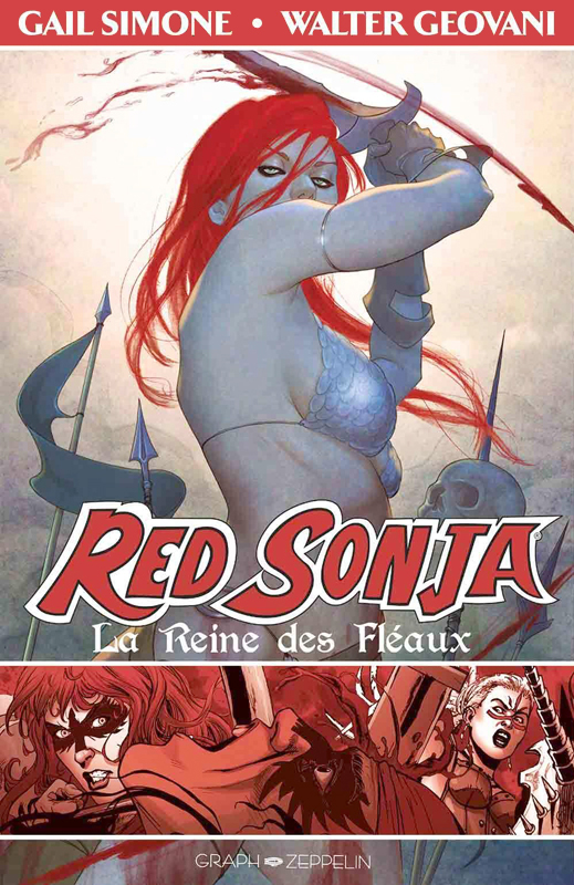 Red Sonja  : La reine des fléeaux  (0), comics chez Graph Zeppelin de Simone, Geovani, Lucas, Frison