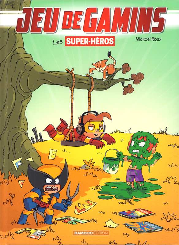  Jeu de gamins T5 : Les super-héros (0), bd chez Bamboo de Roux, Dawid