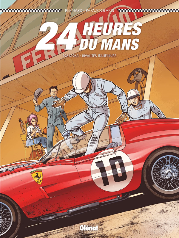 24 heures du Mans : 1961-1963 (0), bd chez Glénat de Bernard, Papazoglakis, Cinna